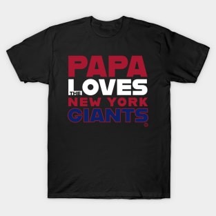 Papa Loves the New York Giants T-Shirt